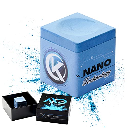 KONLLEN Billiards Chalk Professional Chalk Nano Technology Tournament Dedicated for National Billiards Players（Outstanding Performance,Reduce Miscue,Durable,Low Deflection）