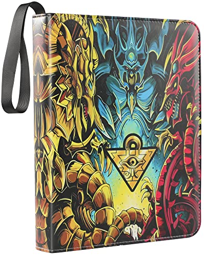 Card Binder for Yugioh Cards - 720 Pockets Trading Card Binder with 40 Removable Sleeves, 9 Pocket Card Holder Album Compatible with Yu-Gi-Oh Cards (SOR）