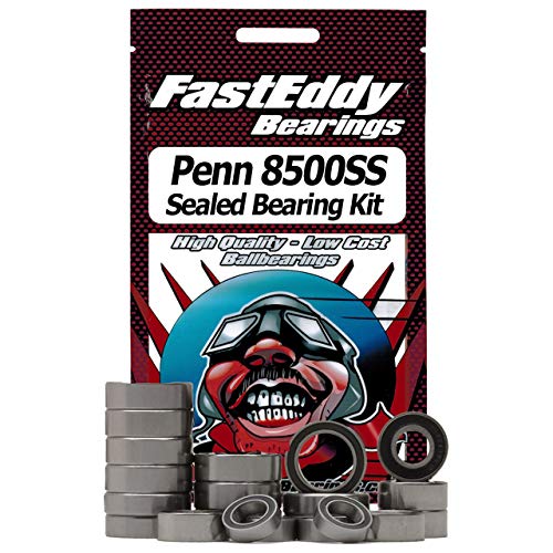 FastEddy Bearings Compatible with Penn 8500SS Spinning Reel Rubber Sealed Bearing Kit