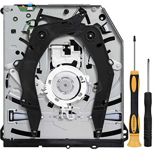 Gorliskl Blu-Ray DVD ROM Disc Drive Replacement for Playstation 4 PS4 CUH-1200 CUH-1215A CUH-1215B CUH-12XX Series,with TSW-001 PCB Board and Opening Tool