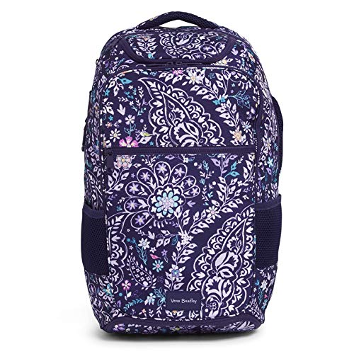 Vera Bradley Women's Recycled Lighten Up Reactive Journey Backpack, Belle Paisley, One Size