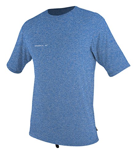 O'Neill Men's Hybrid UPF 50+ Short Sleeve Sun Shirt, Blue,Large