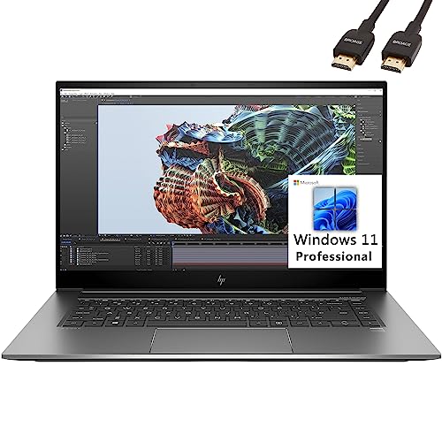 HP ZBook Studio G8 Mobile Workstation Business Laptop, 15.6' FHD 400nits, Intel Octa-Core i7-11800H, 16GB DDR4 RAM, 1TB PCIe SSD, NVIDIA T1200 4GB GDDR6, WiFi 6, BT 5.2, Backlit KB, FR, Windows 11 Pro