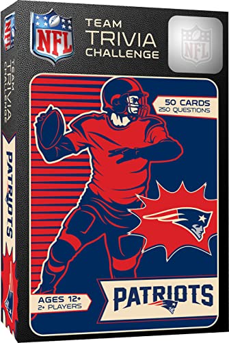 MasterPieces Game Day - NFL New England Patriots - Team Trivia Challenge, Officially Licensed