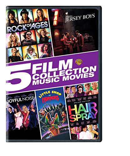 5 Film Collection: Music Movies (Rock of Ages / Jersey Boys / Joyful Noise / Little Shop of Horrors / Hairspray) [DVD]