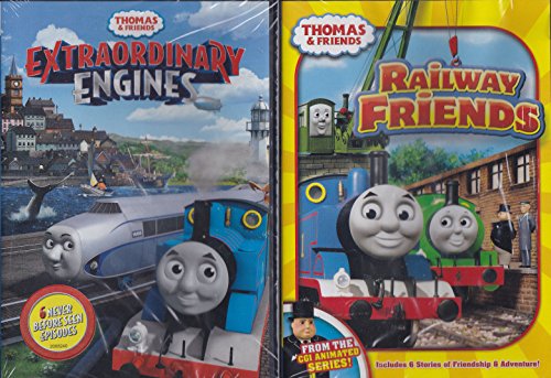 Thomas & Friends Extraordinary Engines / Railway Friends - Double Feature