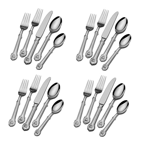 Wallace Napoleon Bee 18/10 Stainless Steel 20pc. Flatware Set (Service for Four)