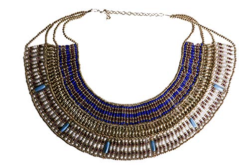 Arsimus Cleopatra Necklace Collar Choker Ancient Egyptian Costume Belly Dance