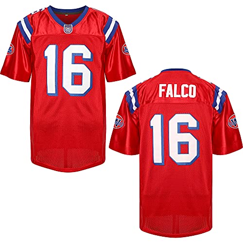 Shane Falco Jersey #16 The Replacements Movie Football Jersey Men Red (16 Red, Large)