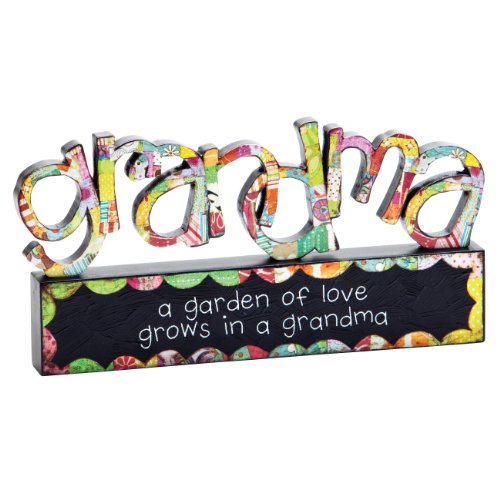 Colorful Devotions Word Art - Grandma Sculpture