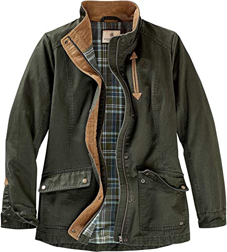 Legendary Whitetails Women's Saddle Country Shirt Jacket, Dark Army, X-Large