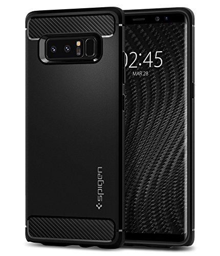 Spigen Rugged Armor Designed for Samsung Galaxy Note 8 Case (2017) - Matte Black