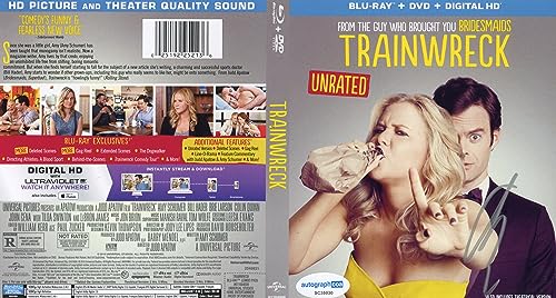 Amy Schumer 'Trainwreck' AUTOGRAPH Signed Autographed Blu-Ray DVD Cover ACOA