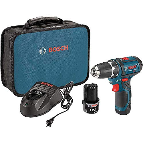 Bosch PS31-2A-RT 12V Max Lithium-Ion 3/8 in. Cordless Drill Driver Kit (2 Ah) (Renewed)
