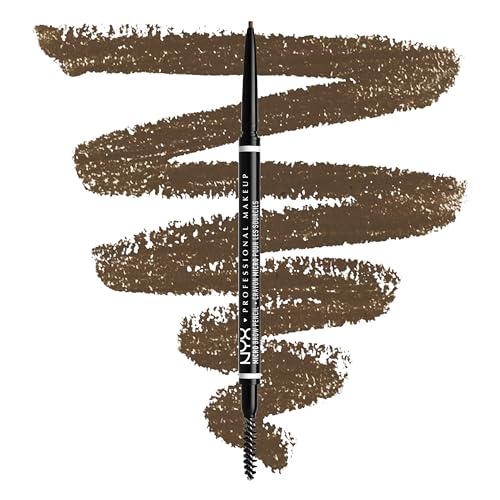NYX PROFESSIONAL MAKEUP Micro Brow Pencil, Eyebrow Pencil - Ash Brown