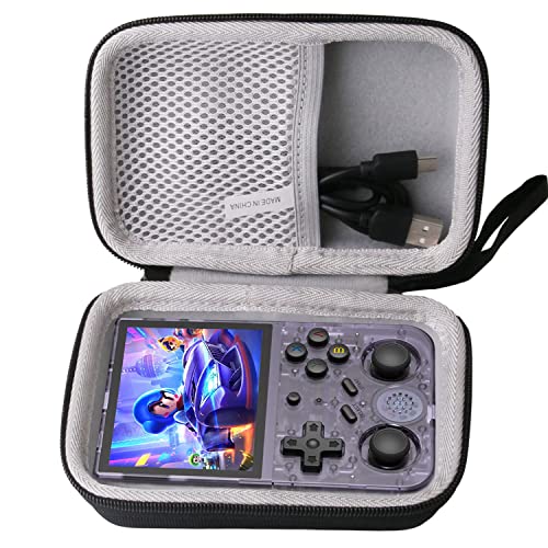 WAIYUCN Hard EVA Carrying Case Compatible with RG353V/RG353VS Handheld Game Console Case.