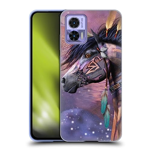 Head Case Designs Officially Licensed Laurie Prindle Native American Shaman Fantasy Horse Soft Gel Case Compatible with Motorola Edge 30 Neo 5G