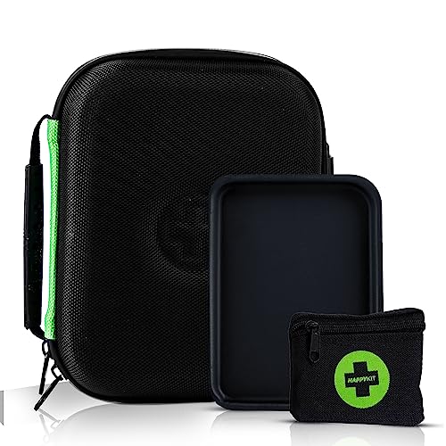 Happy Kit - All in one The Very Portable Pouch Bag, Keep Your Good Always Safe With The Integrated Lock (Black)