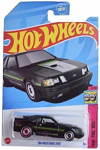 Hot Wheels '84 Mustang SVO, The '80s 2/10 [Black/Green] 25/250