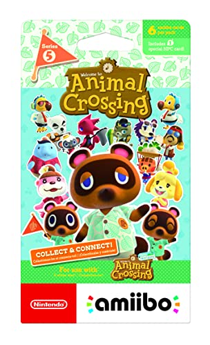 Nintendo Animal Crossing amiibo cards 6-pack - Series 5 - Nintendo Switch;