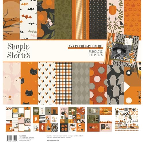 Simple Stories Collection Kit 12'X12'-FaBOOlous