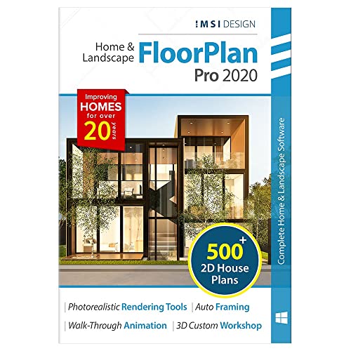 FloorPlan 2020 Home & Landscape Pro [PC Download]