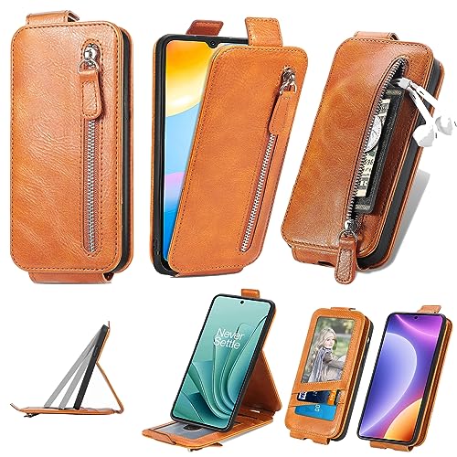 Compatible with Doogee X98 Pro Cover,Flip Stand Wallet Case Card Holder,Compatible with Doogee X98 Pro 4G PU Leather Magnetic Closure Phone Case Brown