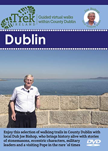 Trek Ireland in Dublin DVD - Guided Virtual Walking Tours of Ireland - Explore Ireland from Home - Indoor Scenic Exercise Workout - Local History and Heritage