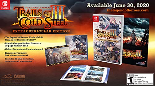 The Legend of Heroes: Trails of Cold Steel III - Extracurricular Edition - Nintendo Switch