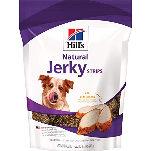 Hill's Natural Jerky Strips with Real Chicken Dog Treats, 7.1 oz. Bag