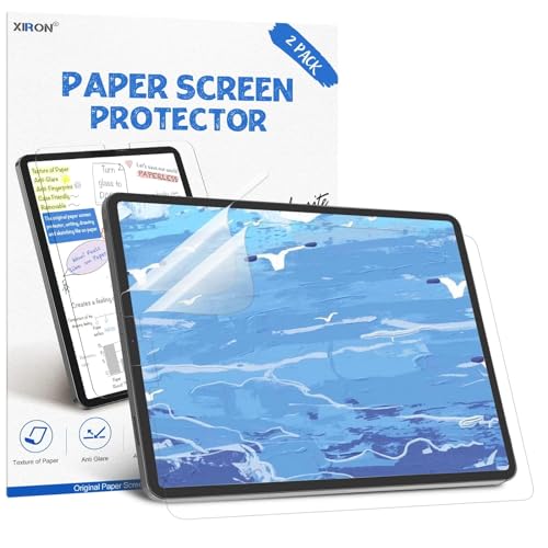 2 PACK Paper Screen Protector for iPad Air 5th/4th Generation, iPad Pro 11 inch (2022/2021/2020/2018), Matte PET Film for iPad Air 5/4(10.9'), Write and Draw Like on Paper, Anti-Glare Screen Protector