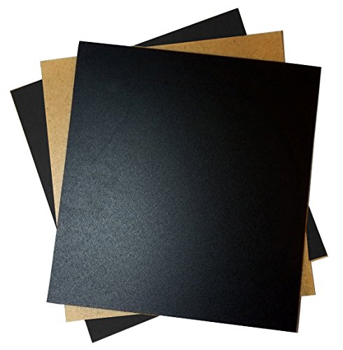 WORBLA 3 Pack Combo - 2 Black 1 Classic - 8x8 Inch Per Sheet - Cosplay Worblas Finest Art Thermoplastic + Worbla Black