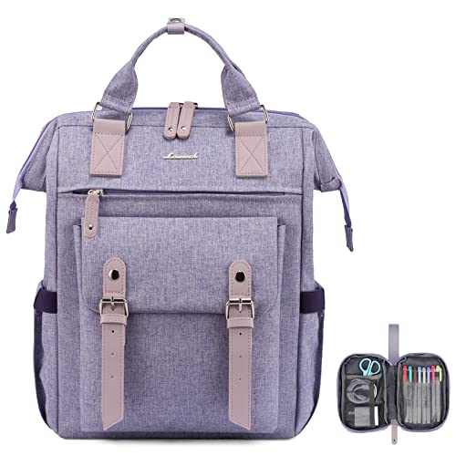 LOVEVOOK Laptop Backpack for Women, Teacher Nurse Bag Work Travel Computer Backpacks Purse,Daypack
