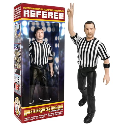 Counting and Talking Wrestling Referee Action Figure