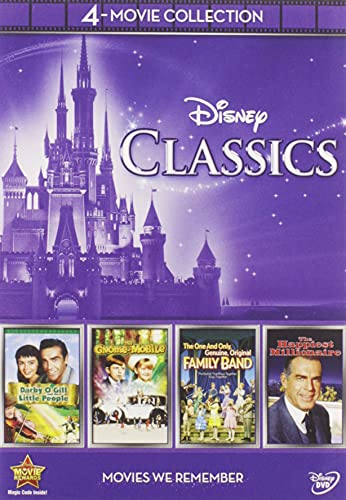 Disney 4-Movie Collection: Classics (Gnome-Mobile / Darby O'gill & Little People / One & Only Genuine Family / Happiest Millionaire)