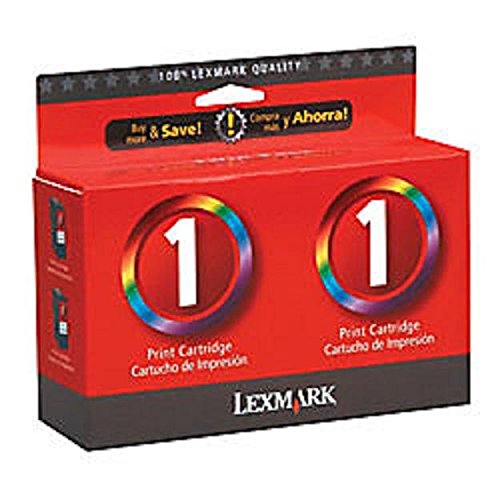 Lexmark 18C0948 1 X2300 X2310 X2330 X2350 X2450 X2470 X3370 X3450 X3470 Z730 Z735 Ink Cartridge (Color, 2-Pack) in Retail Packaging