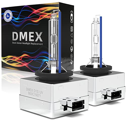 DMEX D1S Xenon HID Headlight Bulbs 8000K White Blue 35W 66144 66140 85140 85415 Replacement - Pack of 2