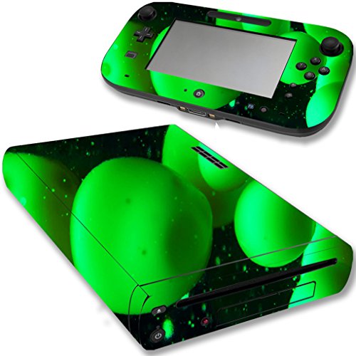 VWAQ Game Skins for Nintendo Wii U Game System and Gamepad - Green Lava Lamp Decals - WGC10