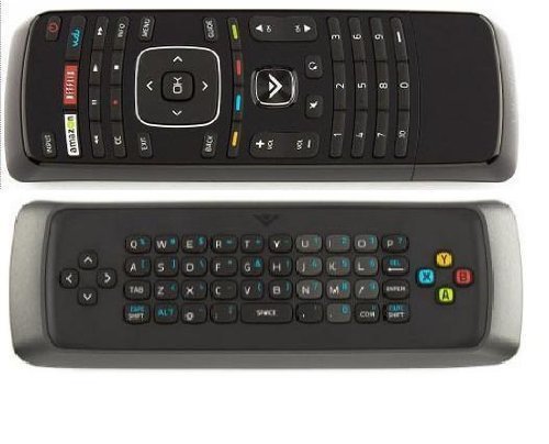 New VIZIO XRV13D XRT301 QWERTY Keyboard Remote Control for 3D Internet TV M3D550KDE M3D470KDE M3D550KD E472VL M3D650SV M3D550SL M3D470KD M3D550KD