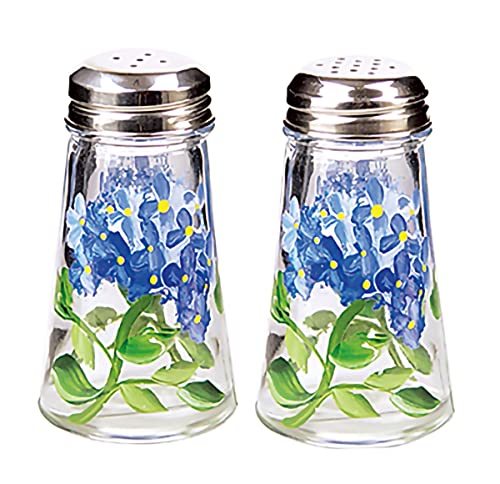 Grant Howard Tapered Salt and Pepper Shaker Set, 3.4 ounces, Blue