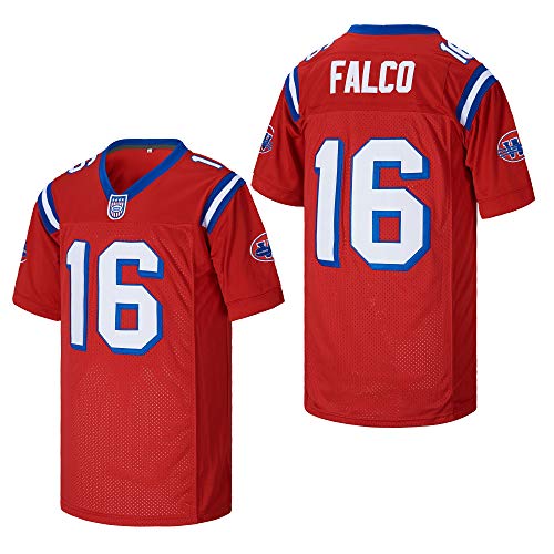 Mens Shane Falco #16 The Replacements Movie Football Jersey Stitched Red Size L