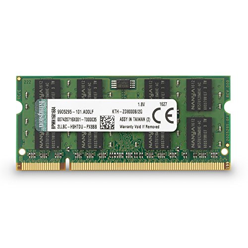 Kingston Technology 2 GB Unbuffered System Specific Memory Model 2 Not a kit (Single) DDR2 667 (PC2 5300) 200-Pin SO-DIMM KTH-ZD8000B/2G