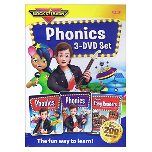 Phonics 3-DVD Set by Rock 'N Learn