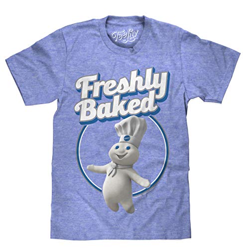 Doughboy Freshly Baked Soft Touch Tee- MD Royal Snow Heather