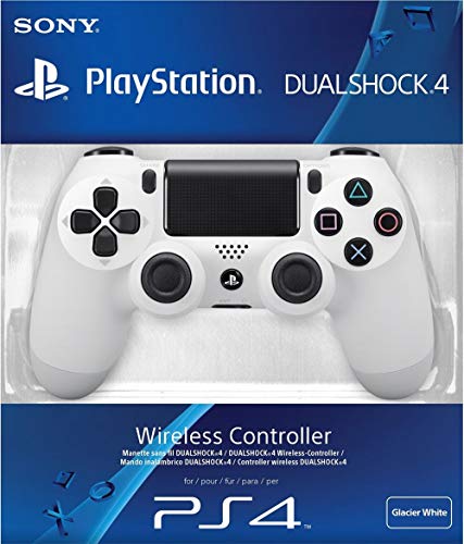 Sony PS4 Dualshock 4 Wireless Controller - Glacier White (World Edition, Model# CUH-ZCT2E) *Box image is different