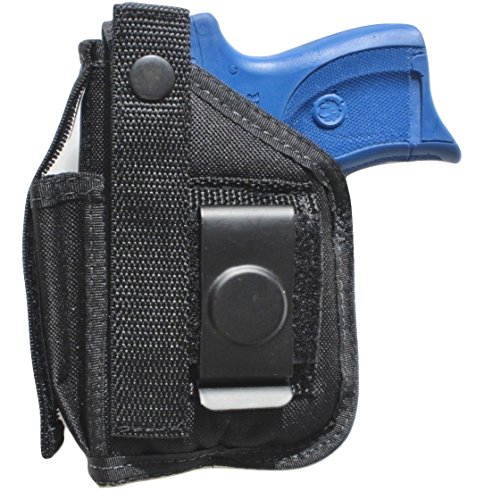 Holster for Ruger LC9 MAX, LC9, LC9s, EC9s & LC380 with Underbarrel Laser Mounted on Gun Black