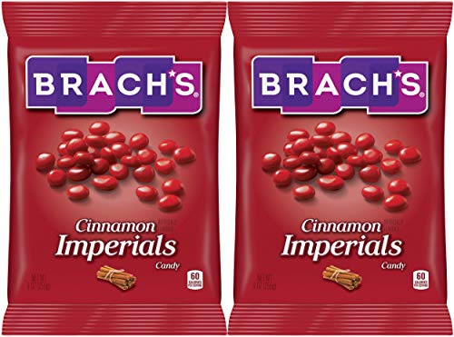 Brach's Cinnamon Imperials Candy 9 Oz Bag (Pack of 2 Bags) (18 Ounces Total Weight)