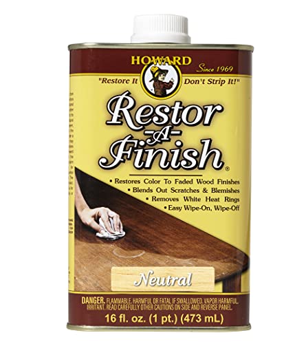Howard Products RF1016 RF3016 Restor-A-Finish, 16 oz, Neutral