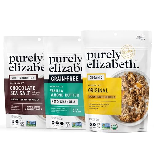 Purely Elizabeth Ancient Grain Granola, Variety Pack, (3 ct.)