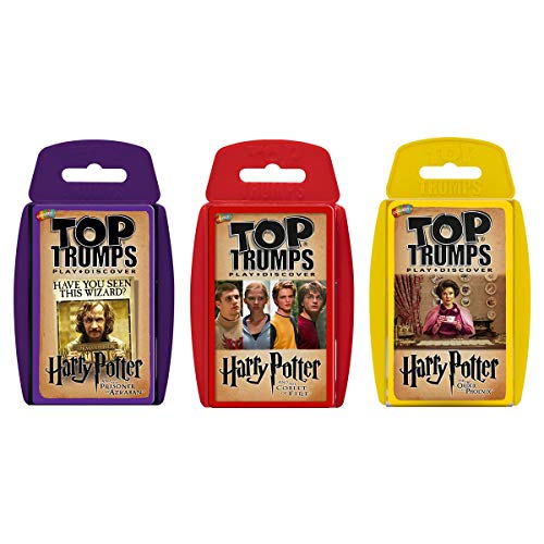 Harry Potter 3-5 Top Trumps Card Game Bundle